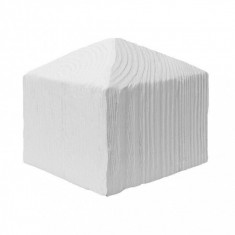 Element de imbinare din poliuretan, alb, modern, E067W - 11x11x10 cm