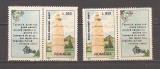 RO1997.Lp,1438a-MONUMENTUL TURISMULUI RUSCA,VINIETA STG-DR,MNH(vezi descrierea), Nestampilat