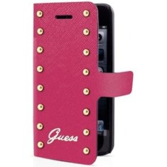 Husa Flip Originala Guess iPhone 6 Plus / 6S Plus Roz - GUFLBKP6LSAP