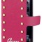 Husa Flip Originala Guess iPhone 6 Plus / 6S Plus Roz - GUFLBKP6LSAP