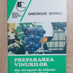 Prepararea vinurilor din struguri de hibrizi direct producători- Gheorghe Bernaz