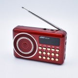 Radio Portabil cu Acumulator BL-5C,MP3,microSD/USB,FM,Afisaj Electronic, JOC