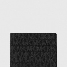 Michael Kors portofel barbati, culoarea negru, 39S4LHUF2B