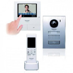 Sistem wireless video intercom Panasonic VL-SWD501UFX Alb/Argintiu foto