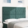 VidaXL Tăblie din Catifea Argyle Manual Verde &icirc;nchis 160 cm Catifea 3337767