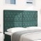vidaXL Tăblie din Catifea Argyle Manual Verde &icirc;nchis 160 cm Catifea 3337767