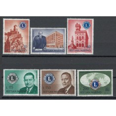 San Marino 1960 Mi 659/64 - Lions Club