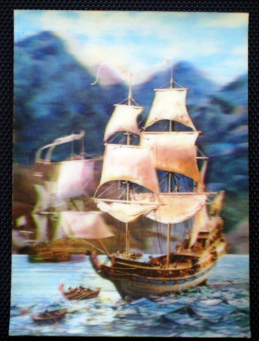 P.033 ILUSTRATA MARINA CORABII 3D URSS RUSIA CCCP 1984