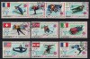 Yemen 1968: Serie Completa Jocuri Olimpice de Iarna - Timbre Colectie