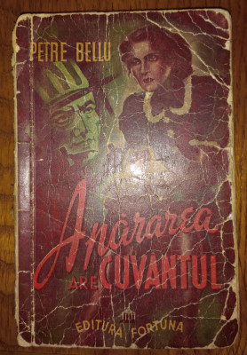 APARAREA ARE CUVANTUL de PETRE BELLU , coperta de DUICULESCU , 1943 foto