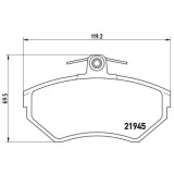 Placute frana Seat Arosa (6h1), Cordoba (6k1, Cordoba Vario (6k5), Cordoba Vario Box / Estate (6k5), Ibiza 2 (6k1), Inca (6k9), Toledo I (1l2); Vw Ca, BREMBO