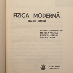 RICHARD P.FEYNMAN - FIZICA MODERNA Vol.3.Mecanica cuantica