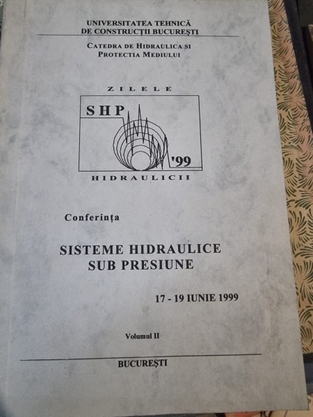 Conferinta Sisteme hidraulice sub presiune