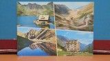 ROMANIA - 4 VEDERI DIN MUNTII FAGARAS - CIRCULATA, TIMBRATA -