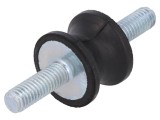 Atenuator de Vibrații M6 20mm Guma 15mm