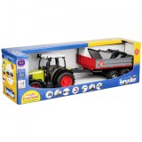 Cumpara ieftin Bruder - Tractor Claas Nectis 267 F Cu Remorca Basculabila