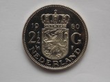 2 1/2 GULDEN 1980 OLANDA-AUNC
