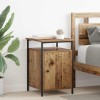 VidaXL Dulap de noapte 2 pcs Lemn vechi 40 x 42 x 60cm Lemn compozit 881807
