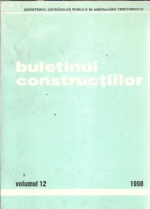 Buletinul constructiilor, volumul 12 1998 C