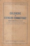 Culegere de exercitii gramaticale (Sintaxa propozitiei si a frazei - Pentru clasele a VI-a si a VII-a)