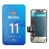 Display LCD Touchscreen cu Rama Apple iPhone 11 Negru ZY INCELL, IC Detasabil