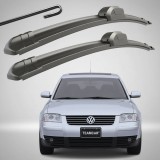 Cumpara ieftin Set 2 Ștergătoare Parbriz Flat Dedicate VW Passat B5, B5.5 (1996 - Mai 2002), Prindere Hook (C&acirc;rlig)