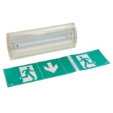 Lampa exit Cronus O-LEDUS, pentru evacuare de urgenta, 16 LED, autonomie 2 ore mentinut, IP40