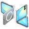 Husa MagSafe pentru Samsung Galaxy Z Flip7 F766, Spigen, Ultra Hybrid Pro, Transparenta