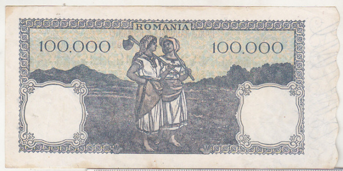 bnk bn Romania 100000 lei 20 decembrie 1946