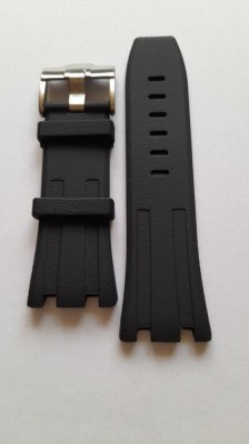 curea ceas Audemars Piguet, neagra din silicon. foto