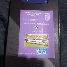 program Poli AEK Timisoara - FCM Bacau foto