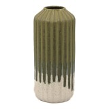Vaza Sharp, Ceramica, Verde, 27cm