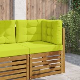 vidaXL Perna pentru canapea de exterior 3 pcs Verde Poliester 900766
