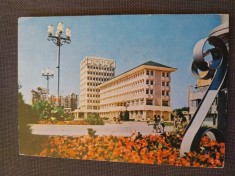 CPIB 23122 CARTE POSTALA - TARGOVISTE. SEDIUL POLITICO-ADMINISTRATIVE, CIRCULATA, 1983, STAMPILE, TIMBRU