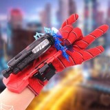 Cumpara ieftin Set Jucarii Spiderman NYTRO: Lansator Sageti, Manusa, Tinta, Sageti cu Ventuze - Abilitati Motrice, Interior/Exterior, Petreceri, Rosu/Albastru