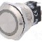 Intrerupator anti-vandalism, ON-(ON), &Oslash;19mm, EAO, 82-5151.1154