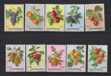 SAN MARINO 1973 FRUCTE MI. 1031-1040 MNH, Nestampilat