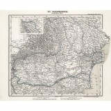 Harta Romania, Karl Sohr, 1884, 50x70cm, repro