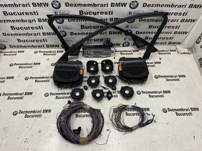 Sistem audio Harman Kardon difuzor instalatie original BMW F10 F11