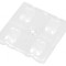 Lentilă LED Pătrată Transparentă 5,18mm