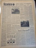scanteia 5 octombrie 1956-fabrica proletarul bacau,sala sporturilor floreasca