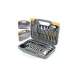 Trusa de bituri, biti, burghie, surubelnite pentru beton, lemn, 72 piese, Powermat