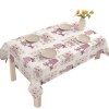 Fata de masa tip musama Pufo Pink Butterfly, 120 x 140 cm