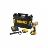 Masina de gaurit/insurubat cu percutie cu acumulatori, 2 x 5.0Ah, 18V, Li-Ion, 66-95 Nm, DeWALT, tip DCD996P2-QW