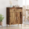 VidaXL Bufet cu sertar Lemn vechi 34 x 69.5 x 89 cm Lemn compozit