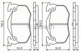 Set placute frana,frana disc PEUGEOT 306 Hatchback (7A, 7C, N3, N5) (1993 - 2003) BOSCH 0 986 495 236