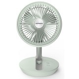 Ventilator pliabil reincarcabil Heinner HMF-LC4000GR, 5W, 4 trepte viteza, 4000 mAh, Autonomie 15h, Control digital, Alb