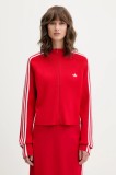 adidas Originals cardigan Slim Knit TT culoarea roșu, light, JY2598