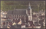 1525 - BRASOV, Black Church, Leporello - old PC + 10 mini photocards - used 1913