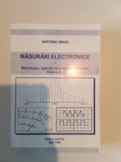 MASURARI ELECTRONICE - ANTONIU MIHAI - VOL. 1 foto